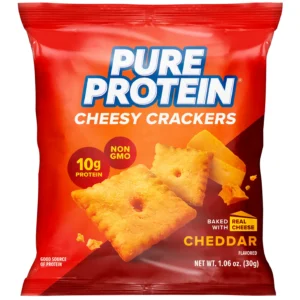 Pure Protein Cheddar Cheesy Crackers (12 Bags/Box)