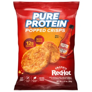 Pure Protein Popped Crisps - Frank's RedHot Flavor (12 Bags/Box)